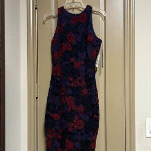 Alexia Admor Multicolor Crochet Dress NWT